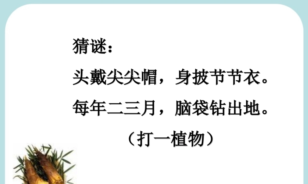 《春笋》讲课课件