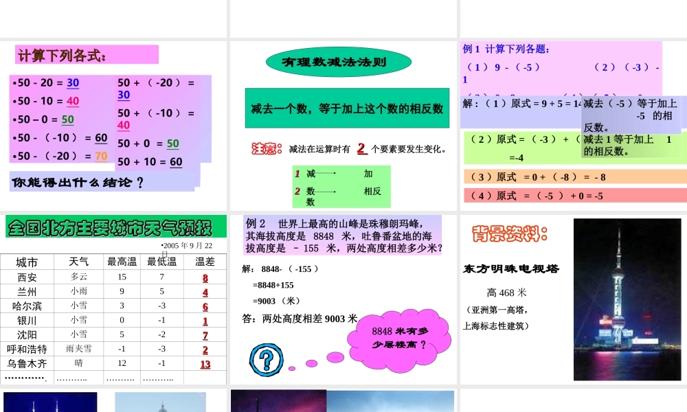 （课件4）13有理数的加减法