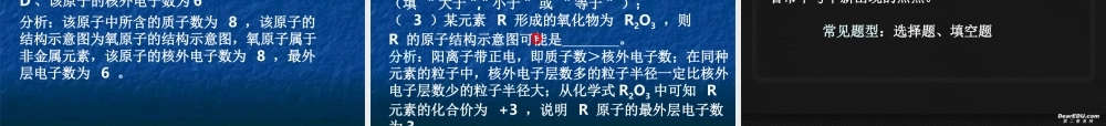 广东省中考化学备考研讨会 浅谈 物质构成的奥秘 的复习策略 新课标 试题
