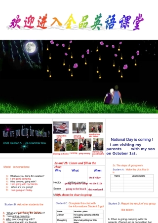 八年级英语上Unit3 SectionA课件2人教版 课件