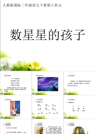 《数星星的孩子》教学课件3