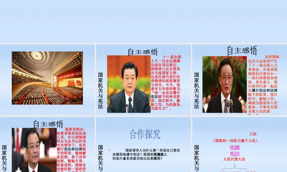 八年级政治下册 治国安邦的总章程1课件 鲁教版 课件
