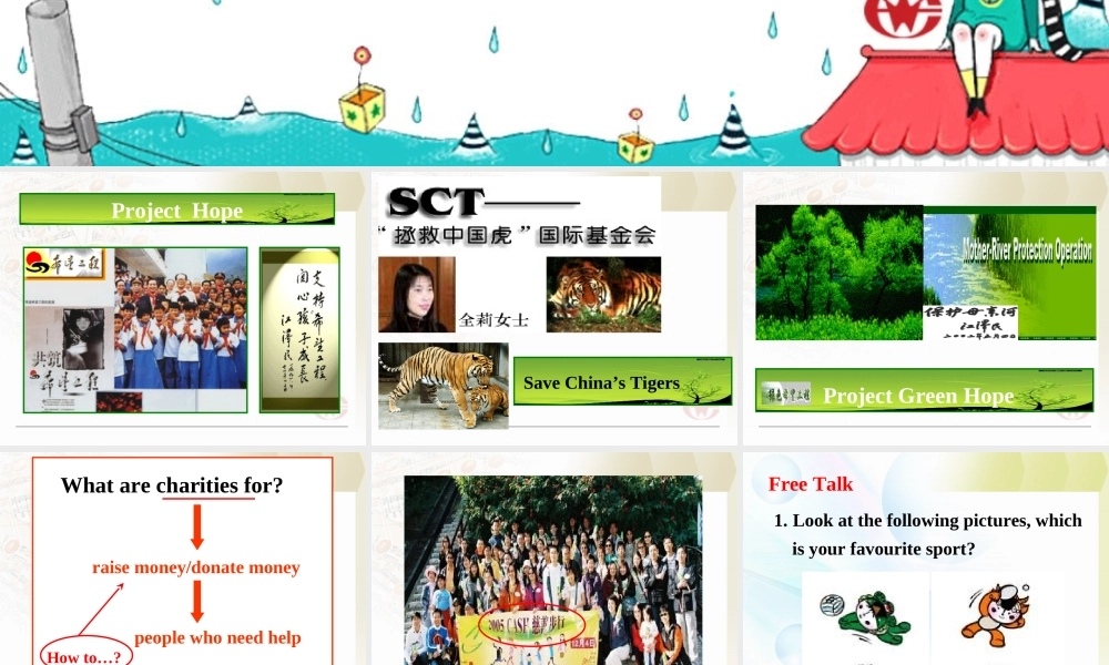 八年级英语下册Unit 6 A charity walk-Welcome to the unit I 课件牛津版 课件