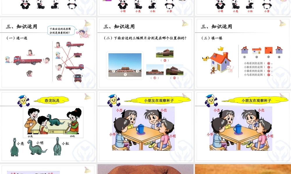 观察物体一课件