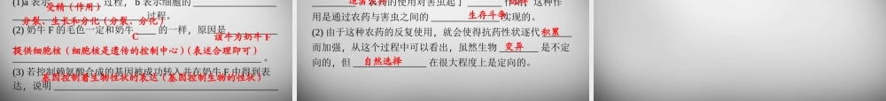 九年级科学下册 第1章 演化的自然单元清课件 浙教版 课件