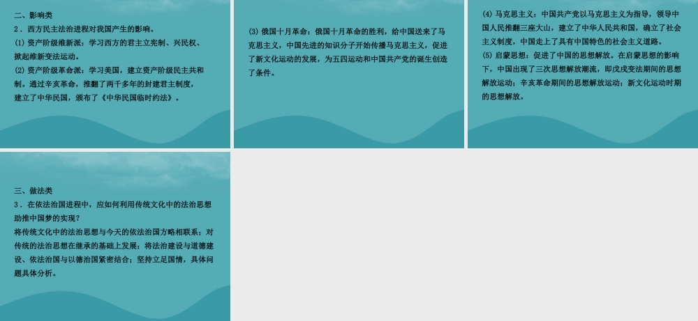 中考历史复习 专题十一 中外历史上的民主与法治建设课件