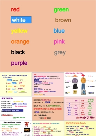 七年级英语上预备教程 Starter Unit7课件牛津版 课件