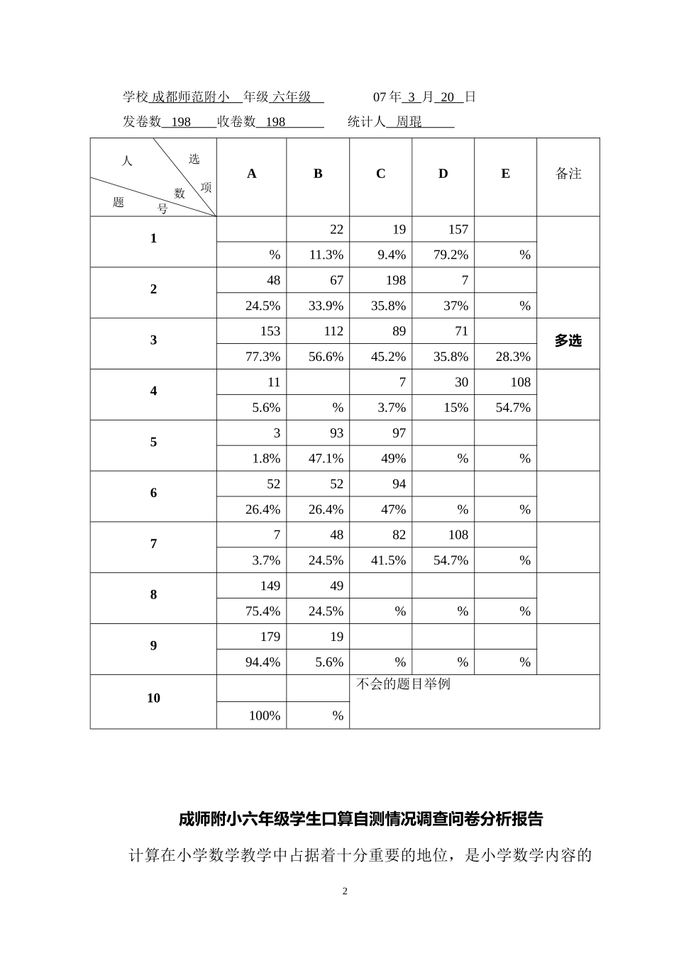 小学生成绩统计_第2页