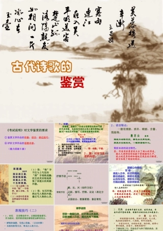 人教版鉴赏与应试教学课件