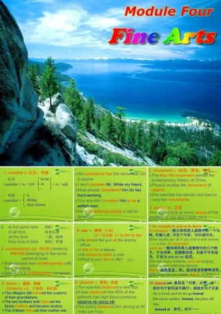 外研版必修二Module4 Language points课件2 课件