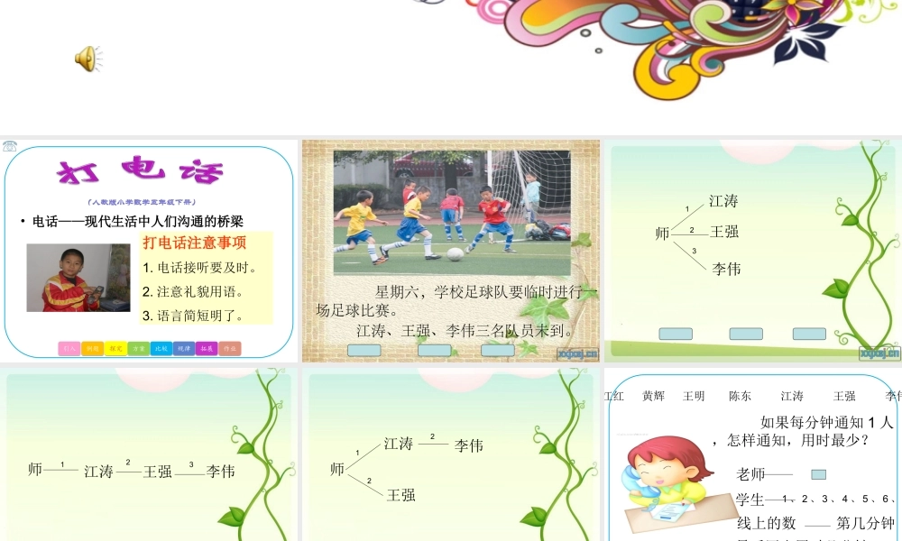 《打电话》课件