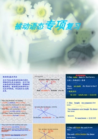 天津地区英语学科 被动语态 -新人教[原创] [人教版] 课件