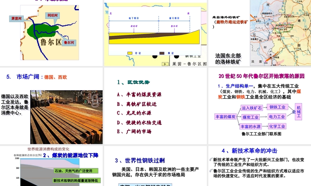 传统工业区与新工业区