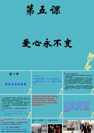 九年级政治全册 第二单元 热情为他人服务 第五课 爱心永不变 爱是高尚的情操素材 陕教版 素材