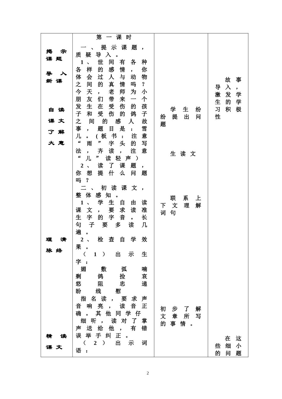 苏教版语文第六册第五课雪儿_第2页