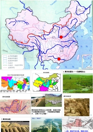初中二年级地理：中国地理之黄河流域教学课件