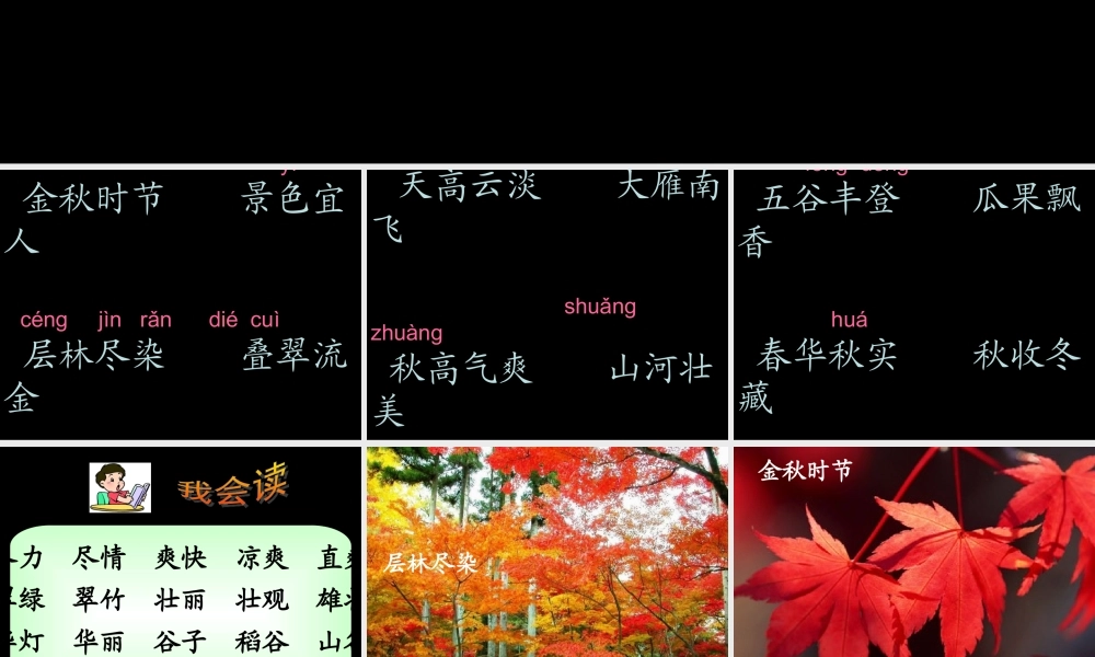 人教版小学语文二年级上册识字1