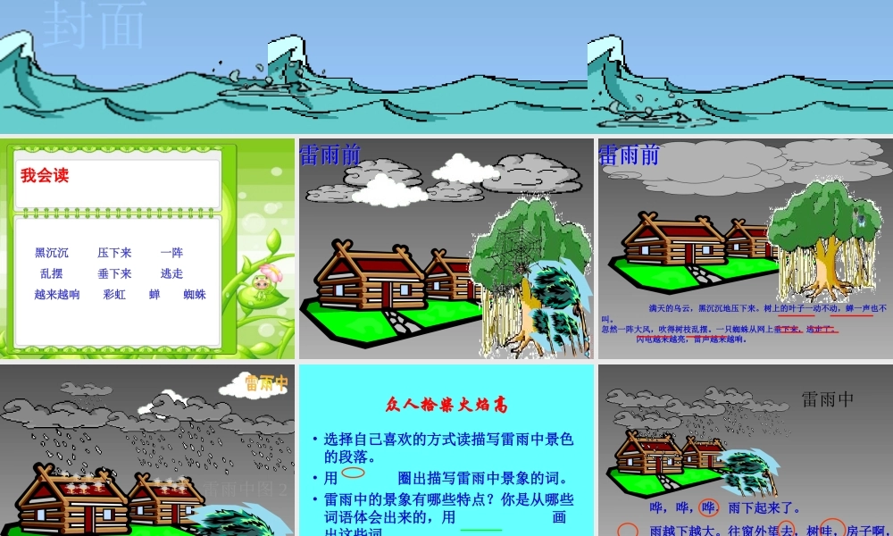 《雷雨》教学课件1 (3)