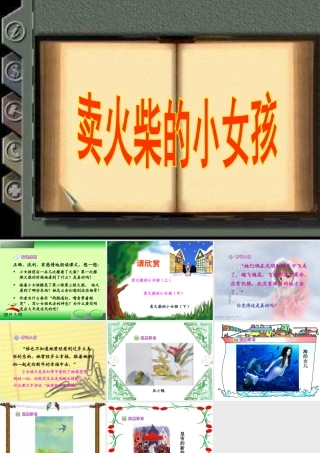 六年级《卖火柴的小女孩》课件1