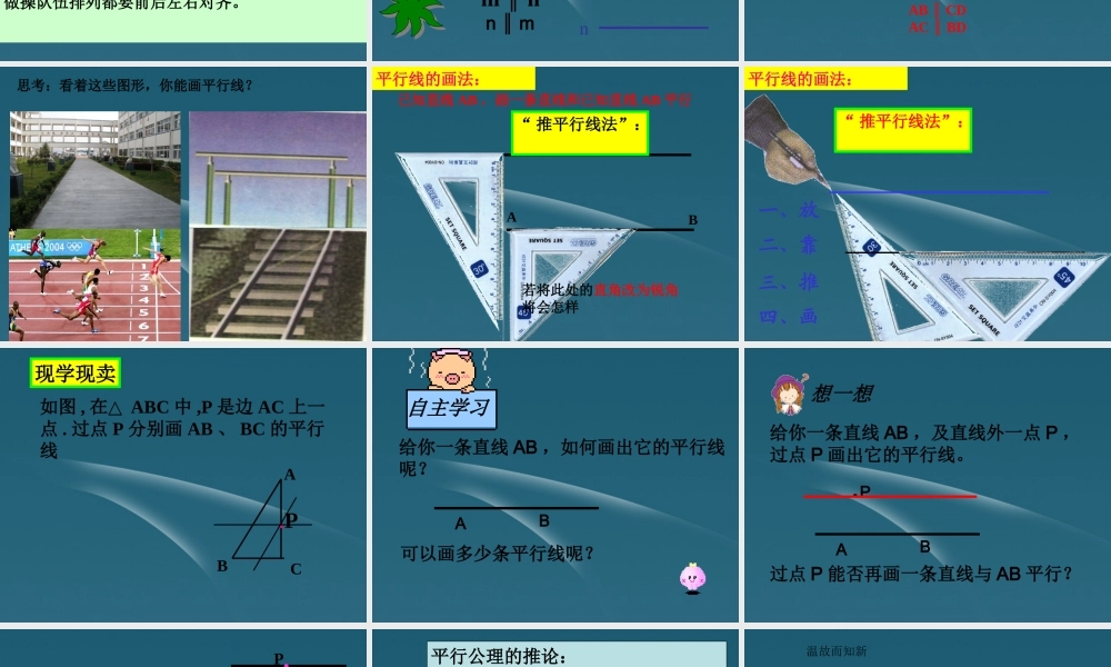 七年级数学下册 5.2平行线课件1 人教新课标版 课件