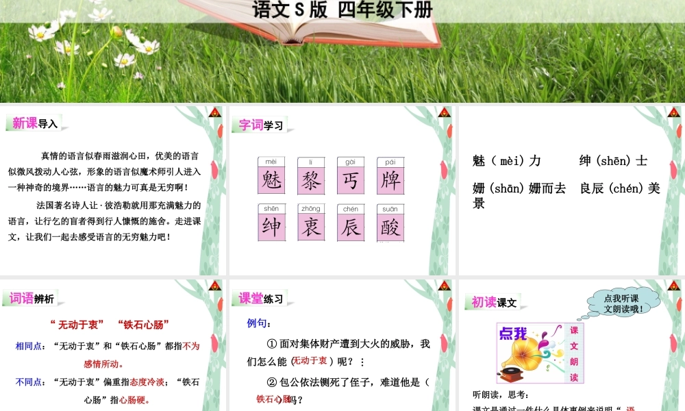 语言的魅力课件