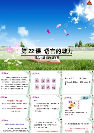 语言的魅力课件