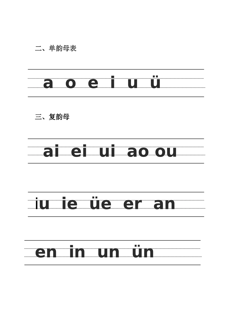 汉语拼音的书写格式(四线三格)_第2页