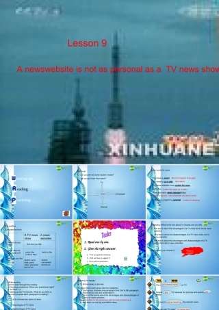 九年级英语下册 Unit 3 The Media Lesson 9课件2 北师大版 课件