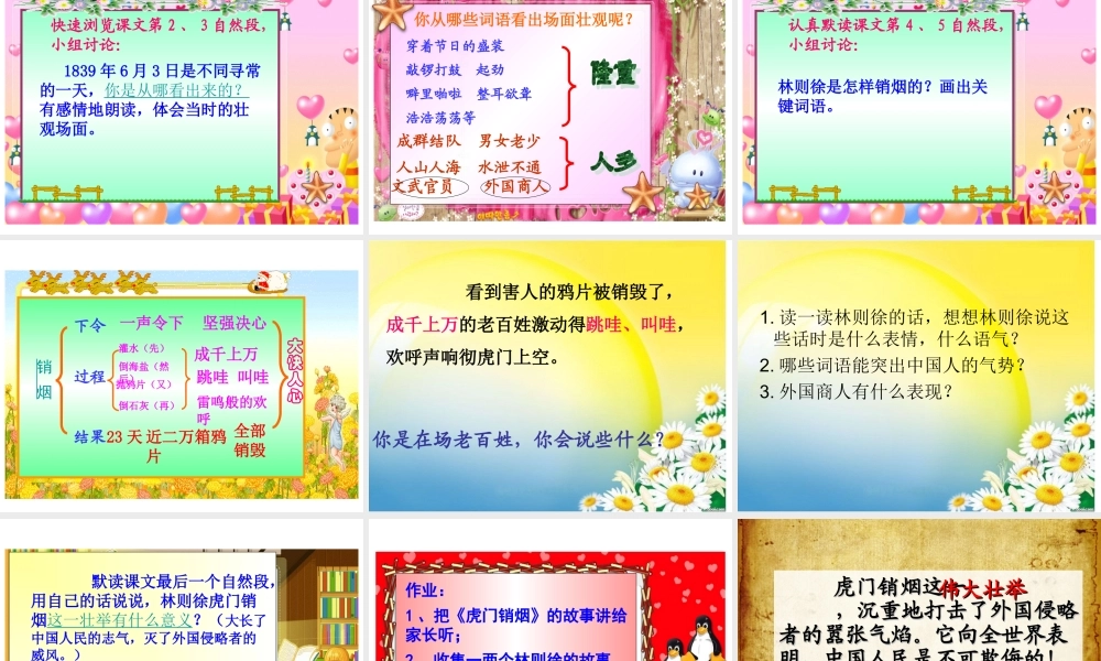 《虎门销烟》课件