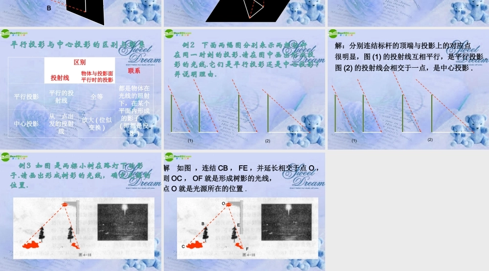 九年级数学下册 42投影(2)课件 浙教版 课件