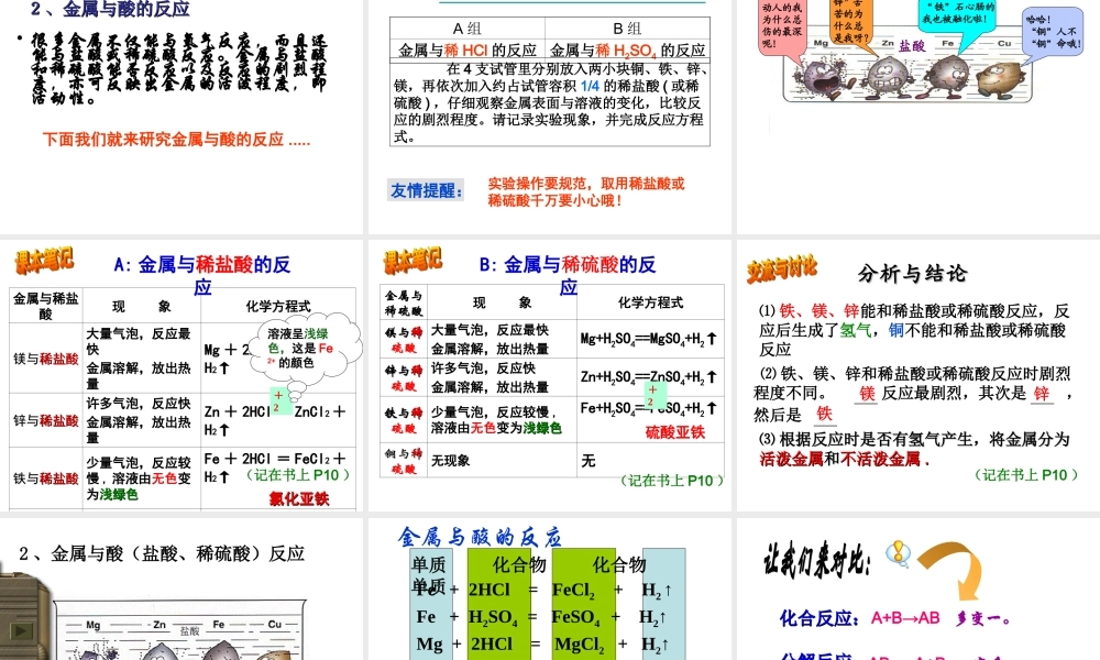 课题2金属的化学性质 (2)