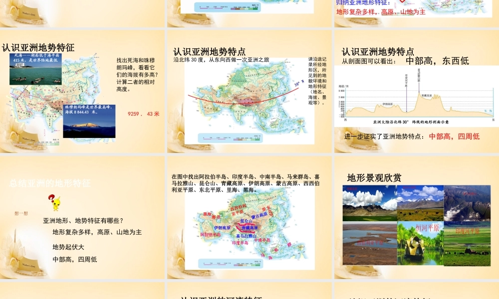 中学七年级地理下册 第6章 第2节(自然环境)课件1 (新版)新人教版 课件