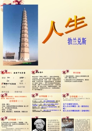 九年级语文下册 12(人生)课件 (新版)新人教版 课件
