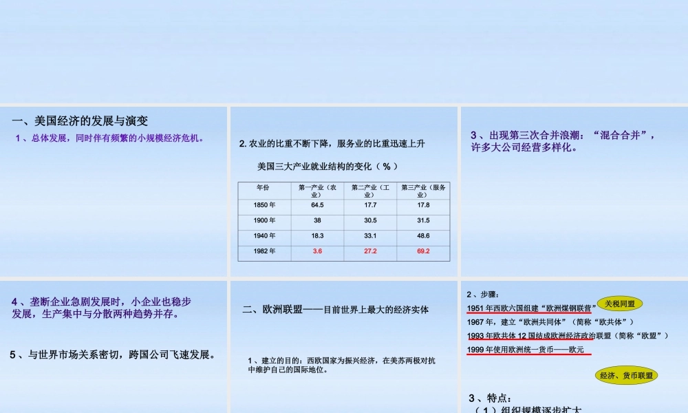 九年级历史下册 第四单元第16课主要主要资本主义国家的发展变化课件 华东师大版 课件