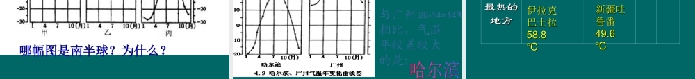 七年级地理气温