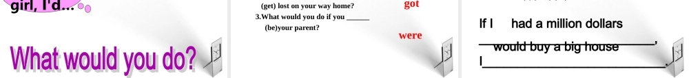 九年级英语 Unit 4 What would you do课件 人教新目标版 课件