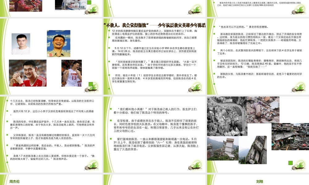 小学5年级思想品德第三课我心中的那颗星课件