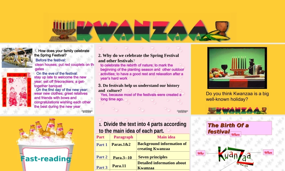 新课标 人教版高一英语Unit14 Rading 课件