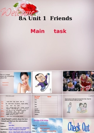 八年级英语上册 Unit 1 Friends Main Task课件3 牛津版 课件