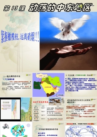 九年级历史下册(第13课 动荡的中东地区)课件 新人教版 课件