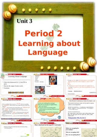 英语：Unit3《Traveljournal》课件-learningaboutlanguage（新人教版必修1）