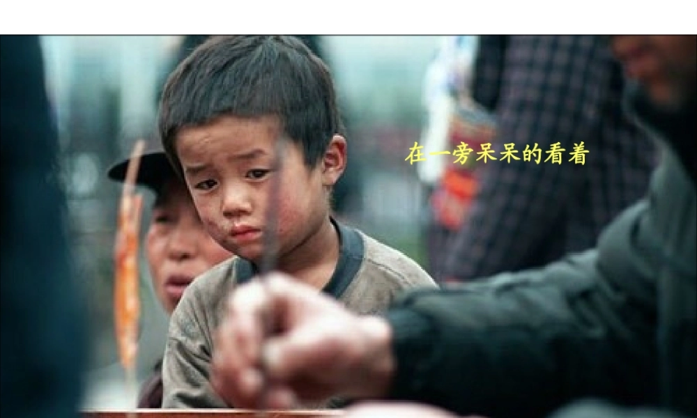 一个小孩的故事：人世间有几多如此眼神