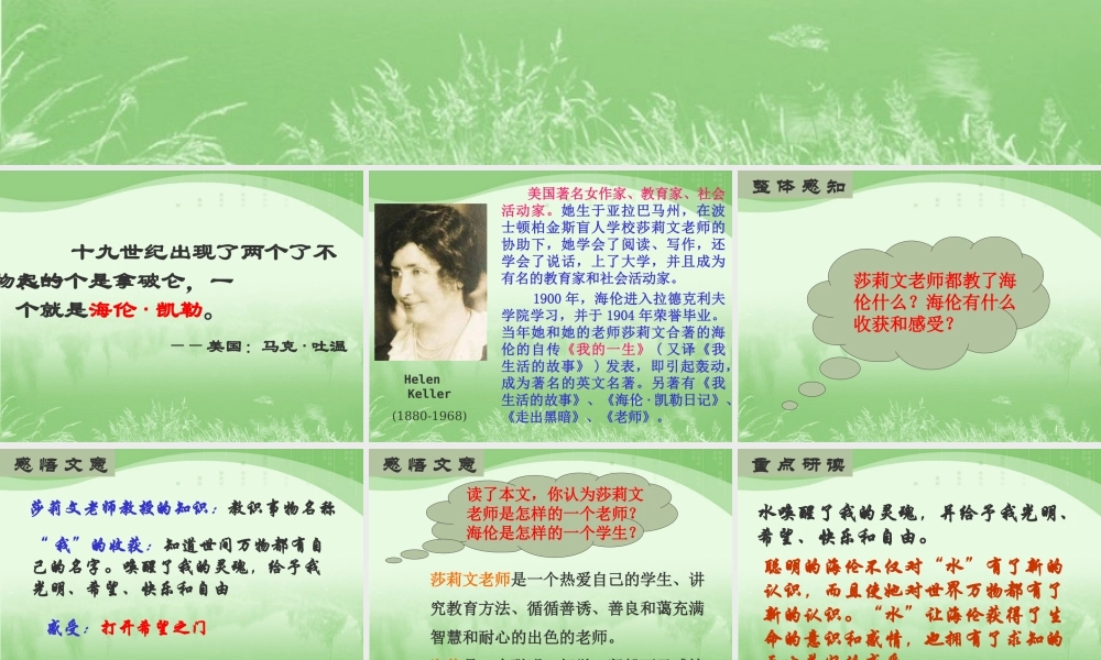 《再塑生命的人》参考课件2