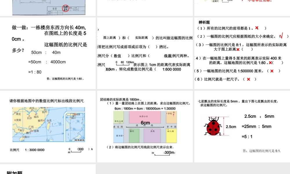 认识比例尺人教版