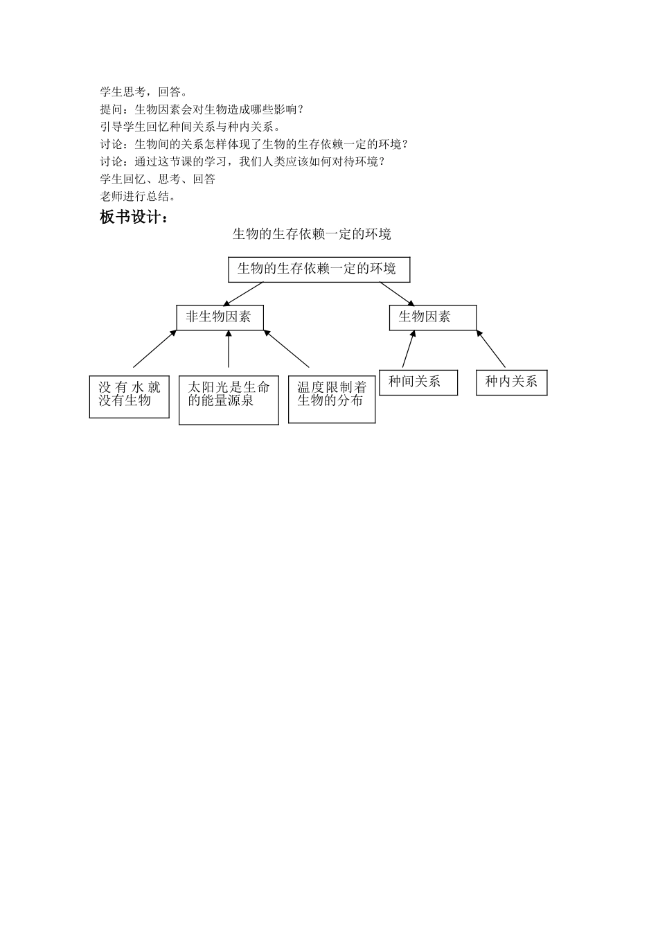生物的生存依赖一定的环境教学设计_第2页
