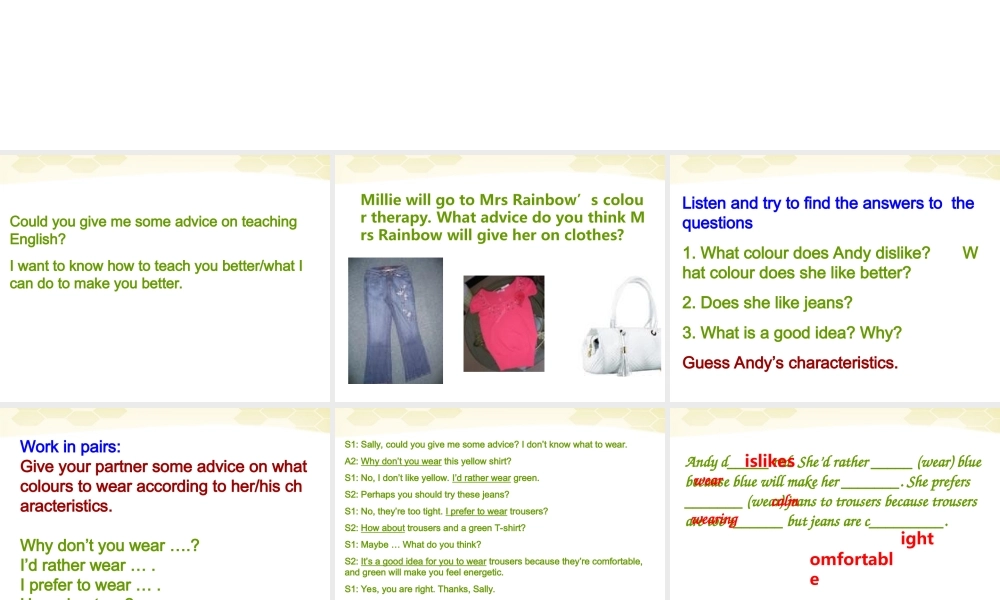 九年级英语 Unit 2-8 Speak up & Pronunciation课件 牛津版 课件