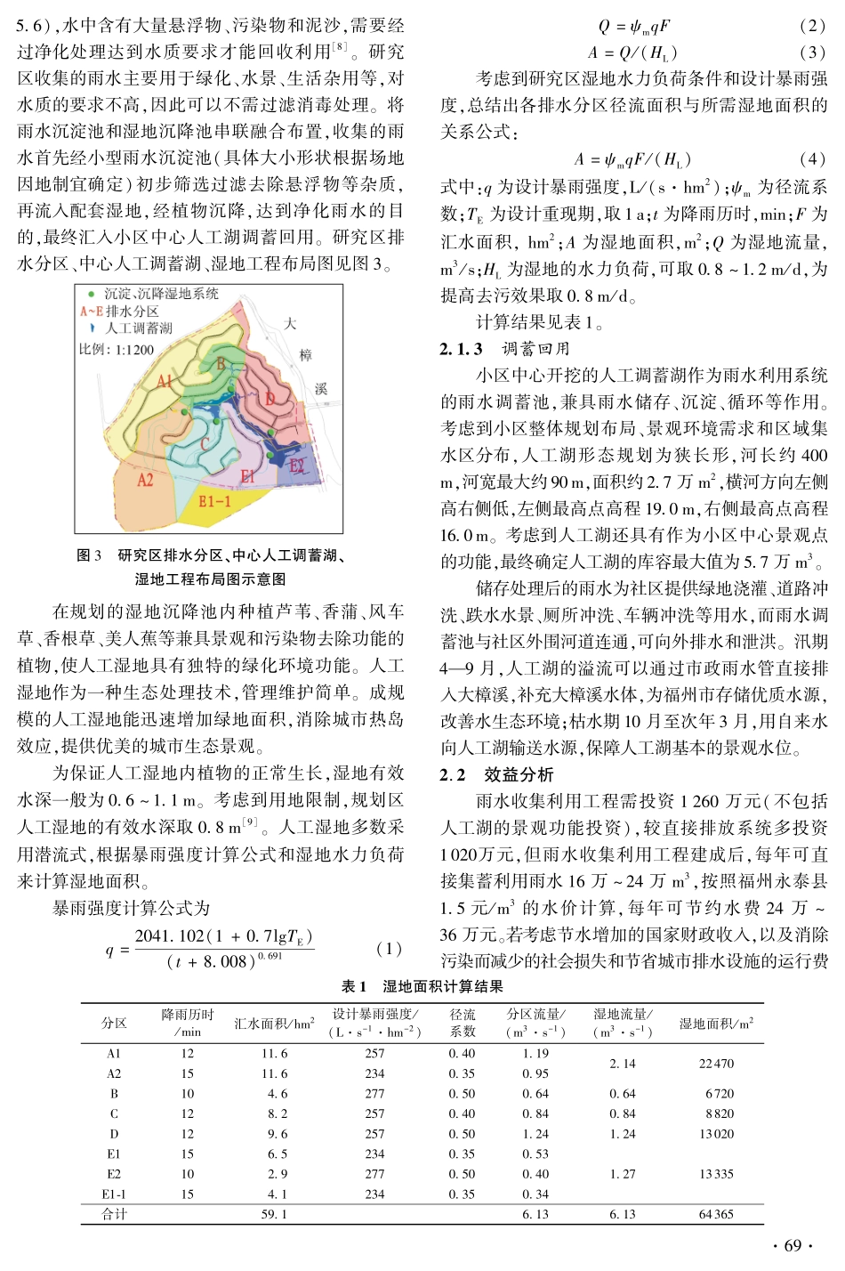 住宅小区雨水收集利用方案及其效益分析_第3页