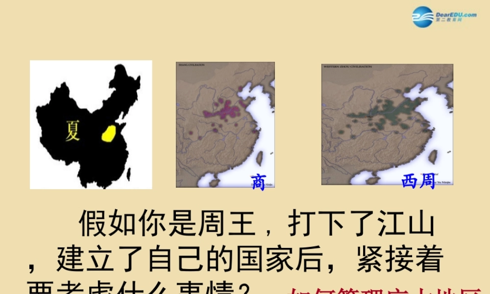 中考历史(夏商西周的社会与国家)复习课件3 课件