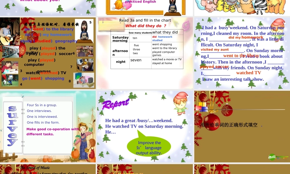 七年级英语下册  unit 9 sectionB课件 人教新目标 课件