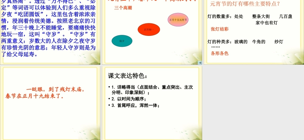 《北京的春节》教学课件2